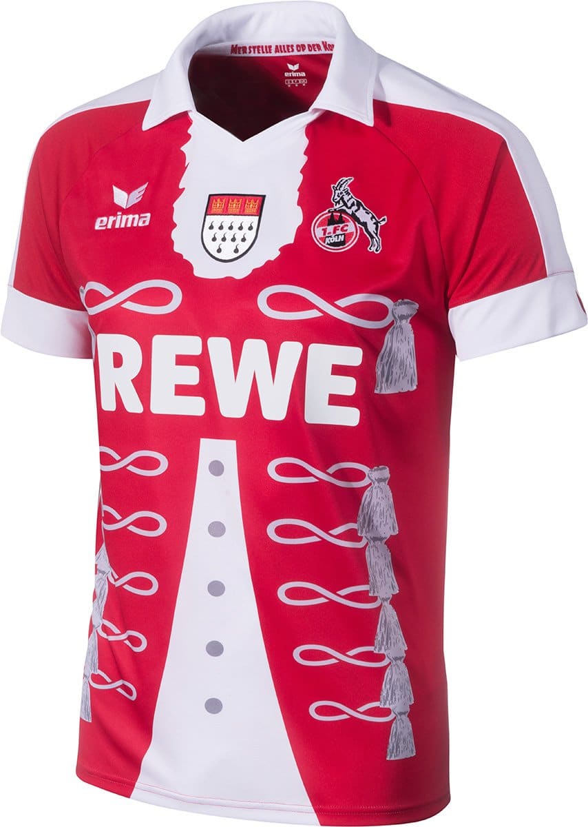 Erima 1. FC Köln 2015 Karneval Kit Jersey