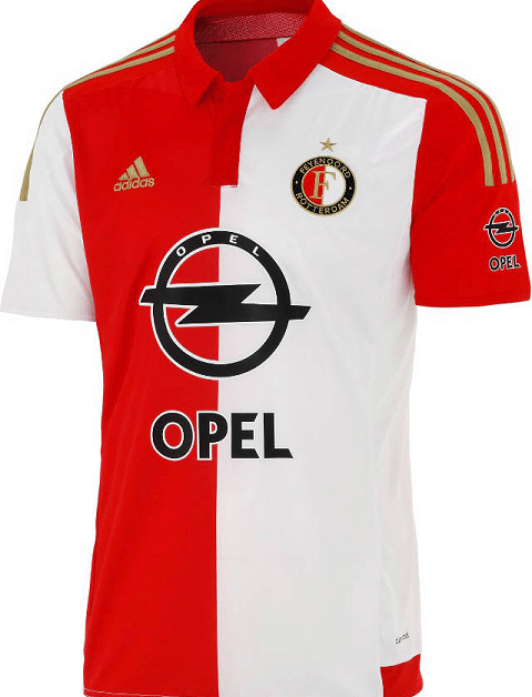 Adidas Feyenoord 2015/16 Football Jerseys - UKSoccerShop