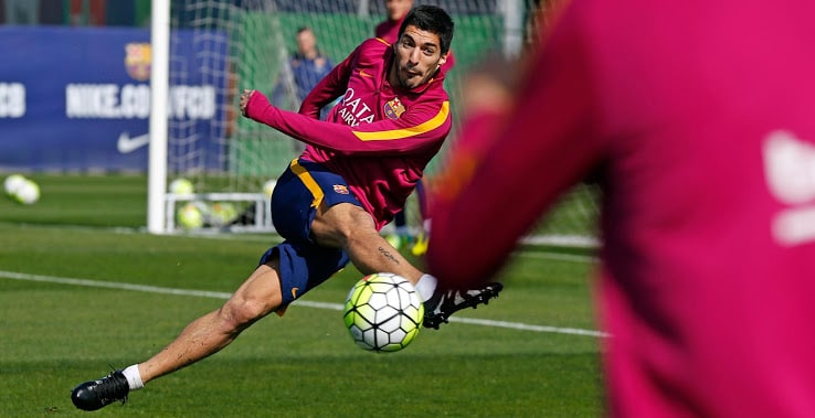 Suárez Spotted with Unreleased X15+ Skeleton Boots