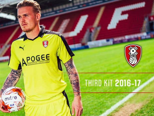 Rotherham United Release 2016/17 Third Kit