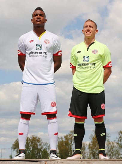 FSV Mainz Release 2016/17 Away & Third Kits