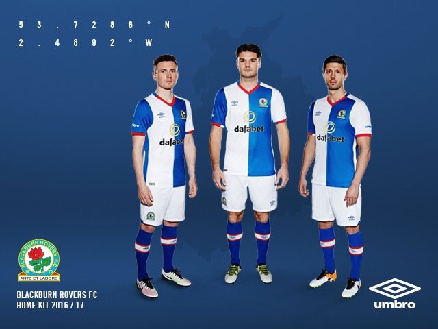 Blackburn Rovers Reveal New 2016-17 Kits