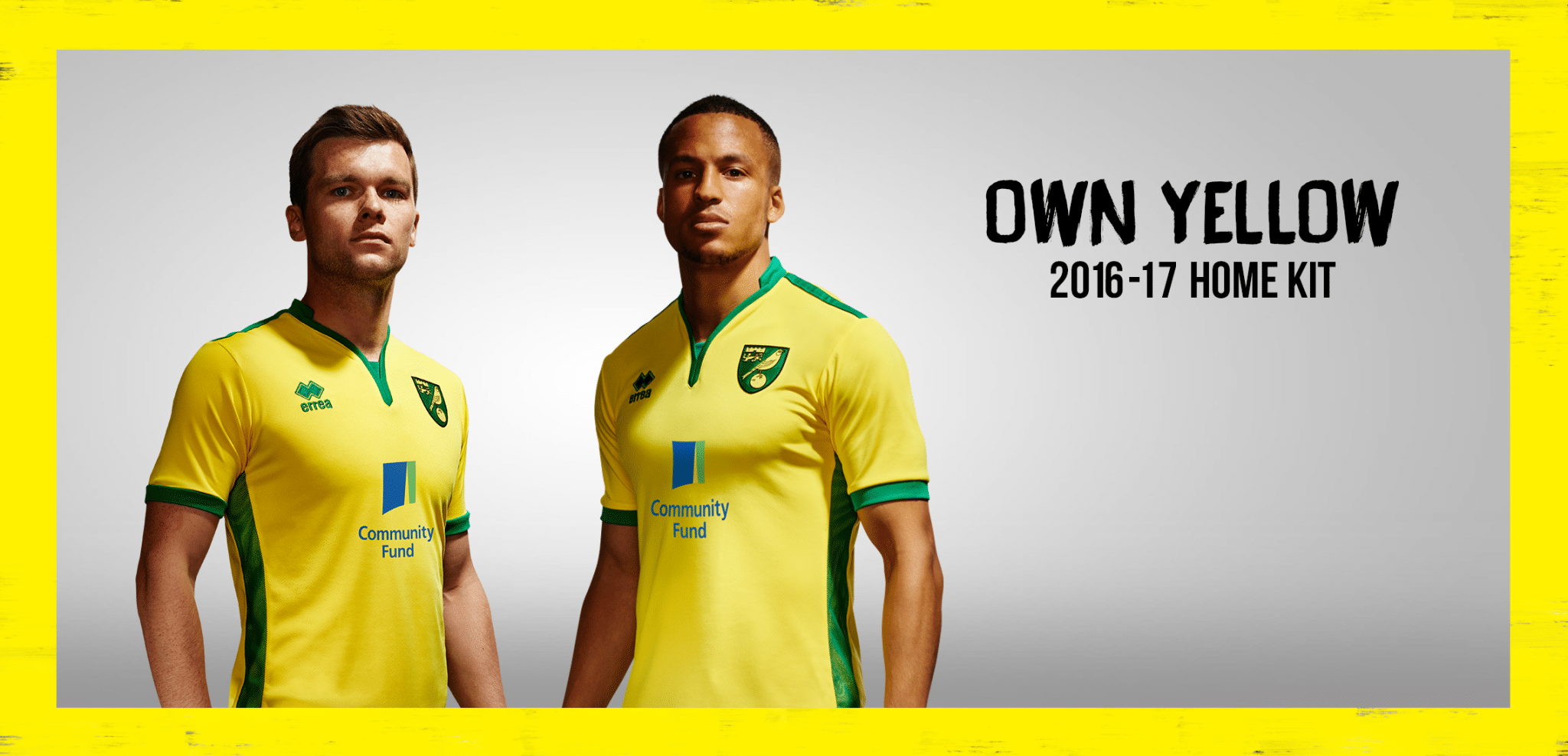 Norwich City Home Kit 2016-17 Banner