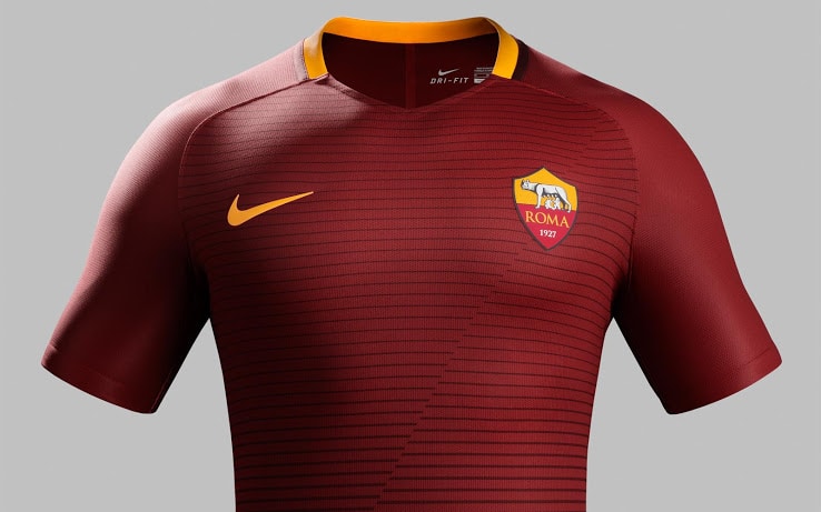 AS Roma Unveil 2016/17 Home Kit