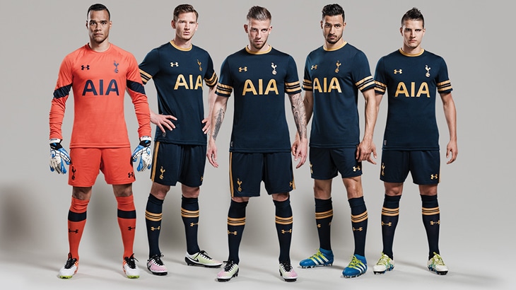 Tottenham Hotspur Away & Third Kits Revealed