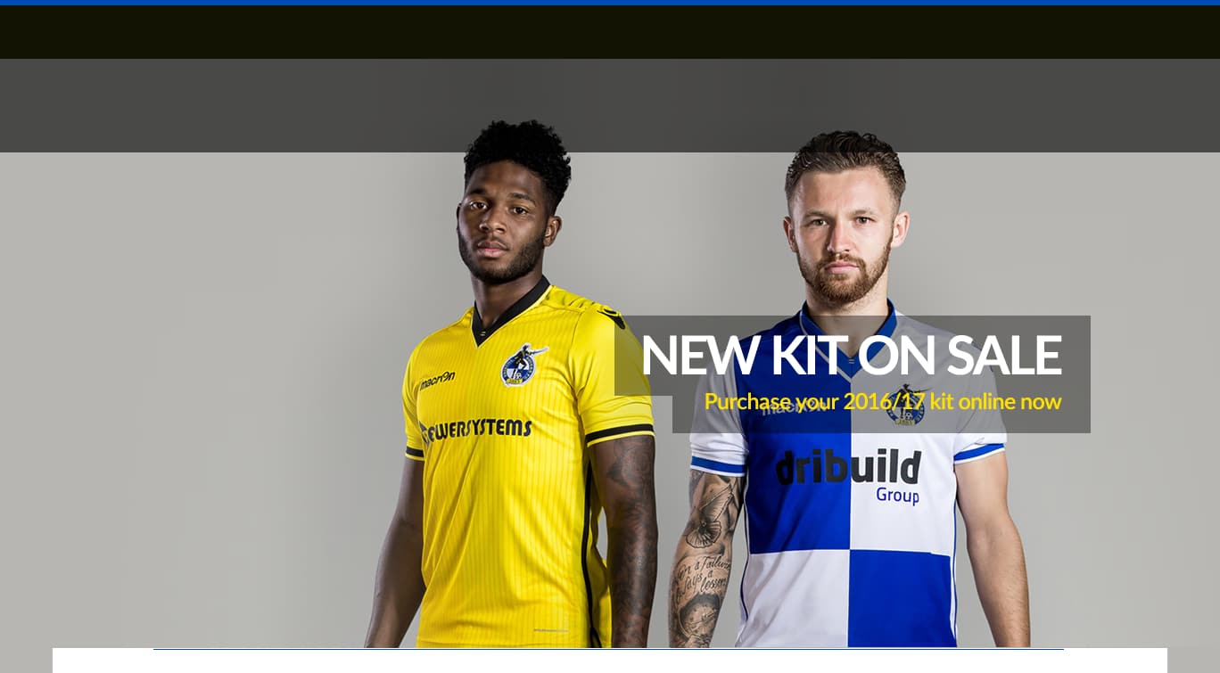 Bristol Rovers Reveal 2016/17 Kits