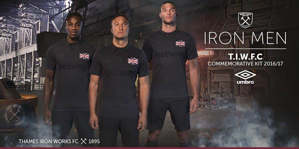 West Ham Ironworks Kit For Olympic Park Opening