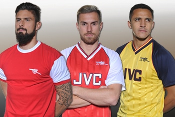 Arsenal Retro Shirts Released