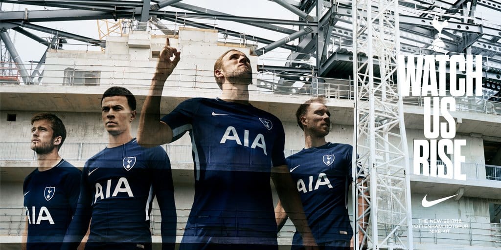 Spurs 2017-18 Away Kit – Blue Is The Colour