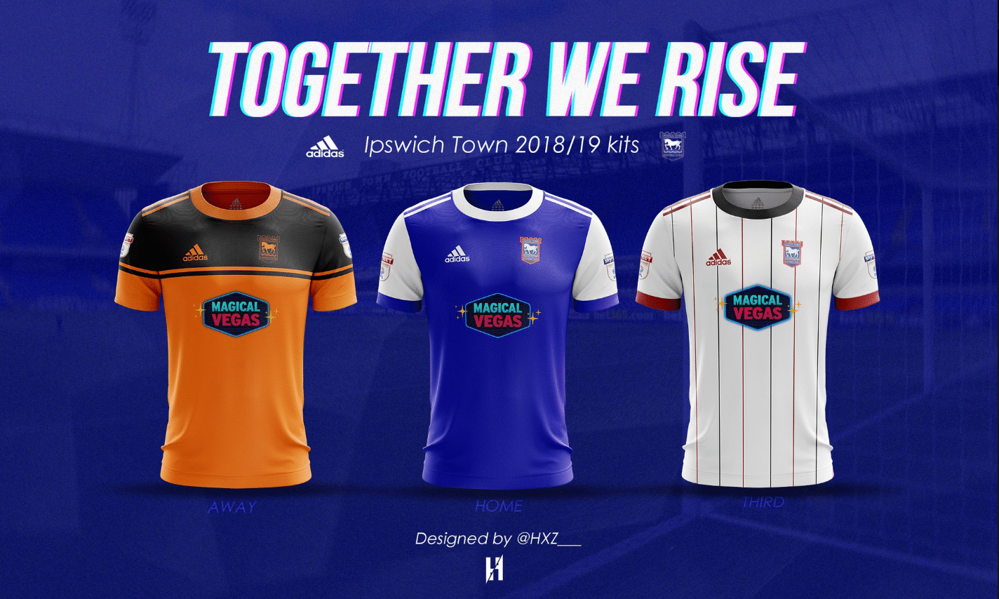 Ipswich Town Concept Kits 2018/19 by HXZ