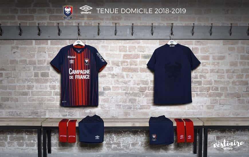 Caen’s 2018/19 Home Kit by Umbro Revealed – Featuring a Viking