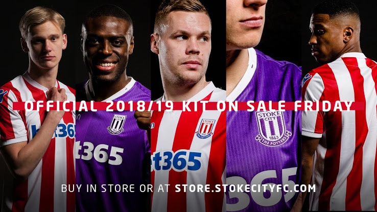 Stoke City’s 2018/19 Home and Away Kits by Macron