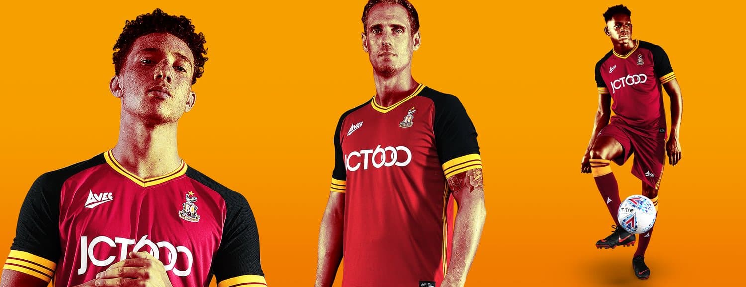Bradford City Have Released Their 2018/19 Home Kit by Avec
