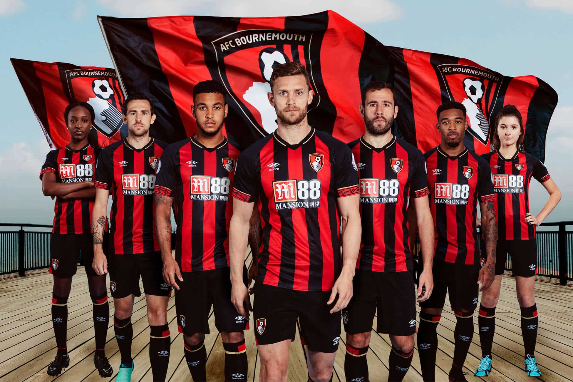 Bournemouth Town Release Their 2018/19 Home Kit by Umbro