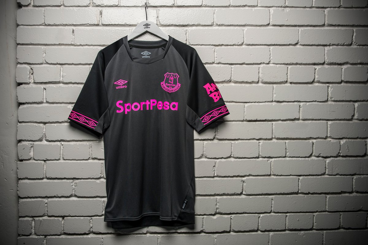 Everton Reveal Their ‘Pink Glo’ 2018/19 Away Kit by Umbro