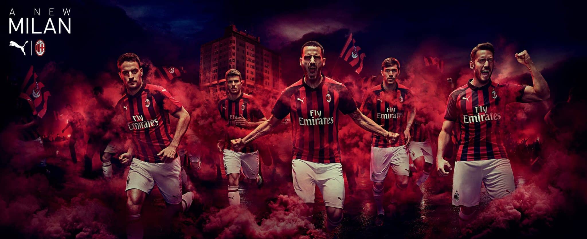 AC Milan Revealed Their 2018/19 Home Kit by Puma