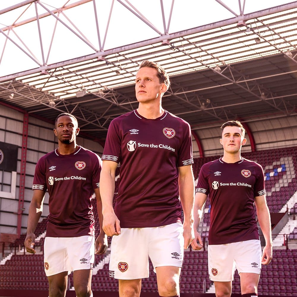 Hearts Reveal Their 2018/19 Claret Home Kit by Umbro