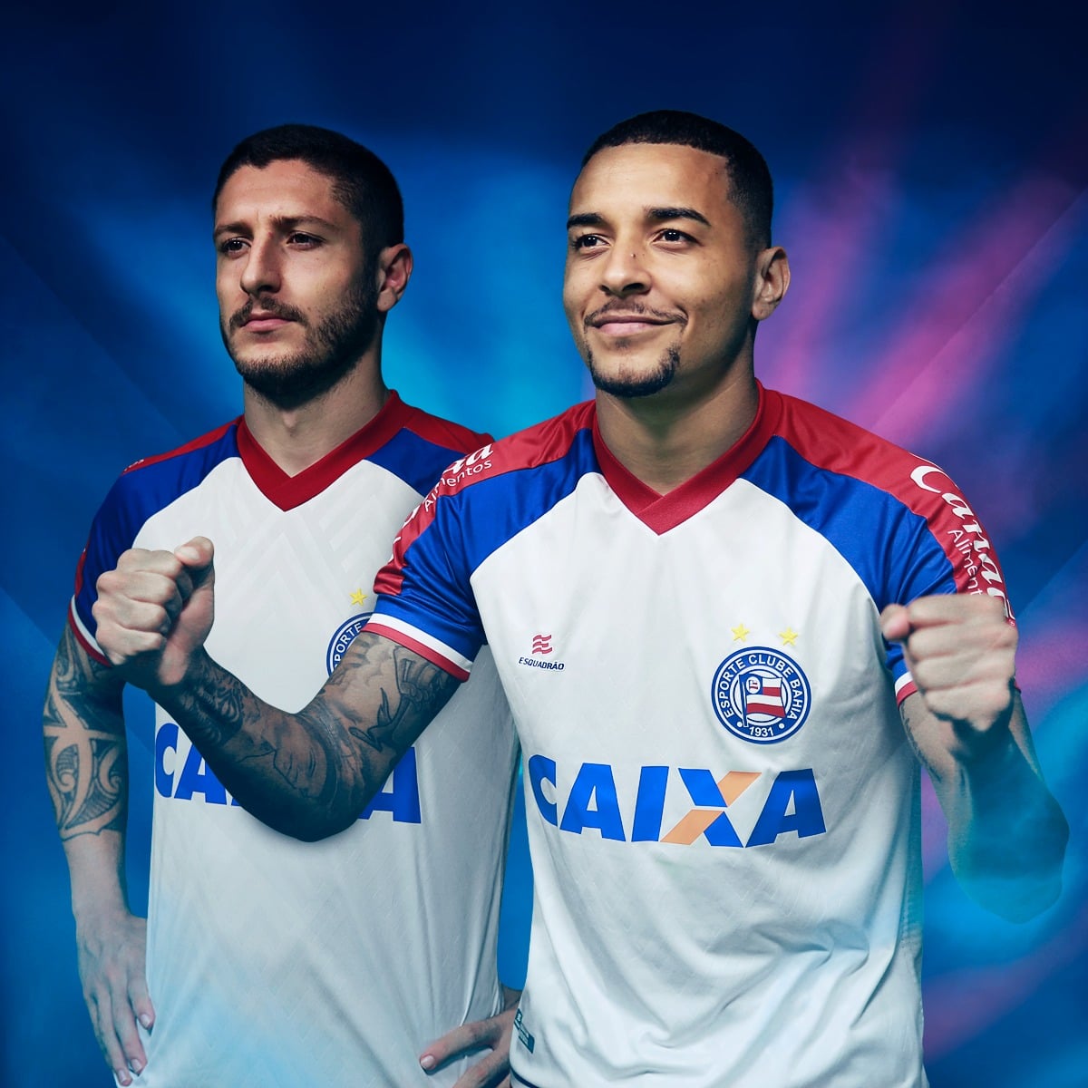 Bahia Reveals Their 2018/19 Blue, White and Red Home Kit by Esquadrao