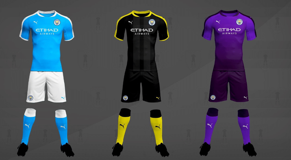 Manchester City’s 2019/20 Concept Kits are Here and They’re Excellent