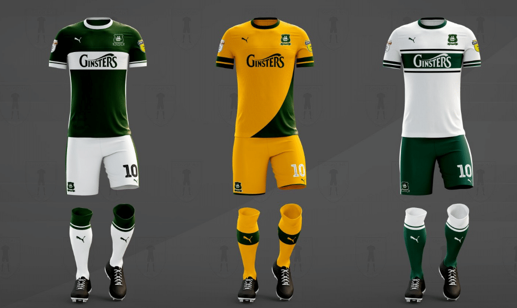 Plymouth Argyle’s Three 2019/20 Concept Kits are Here