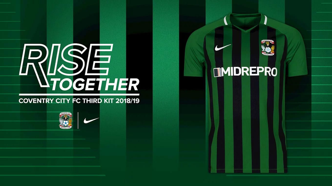 Coventry City’s 2018/19 Third Kit has Been Designed by Nike