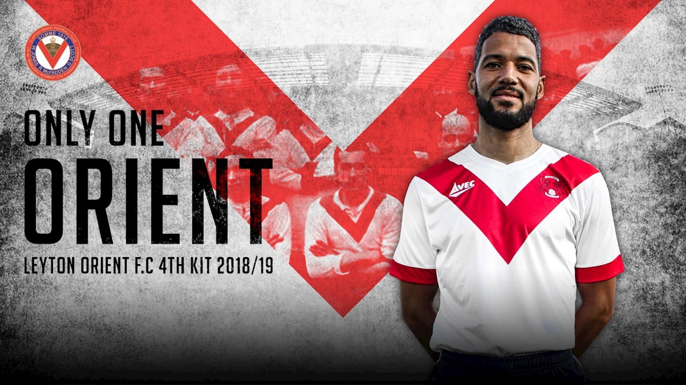 Leyton Orient’s 2018/19 Fourth Kit Commemorates The Great War