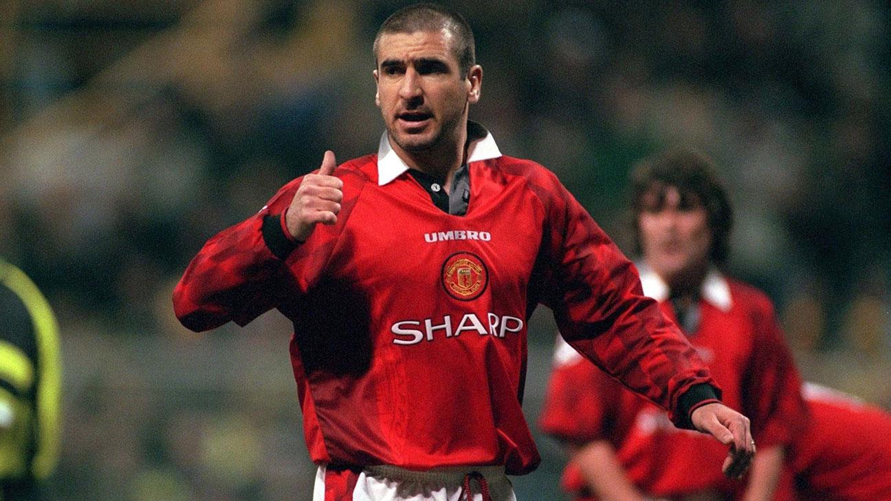 A Legend’s Relic: Eric Cantona’s 1996/97 Match Worn Manchester United Home Shirt, sold at £12,100.00.