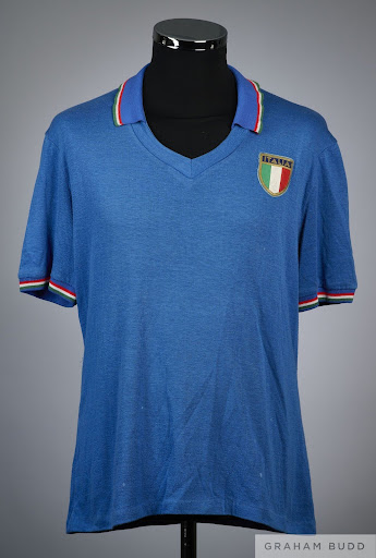 Match-Worn 1982 World Cup Italian Kit Sold for £19,000