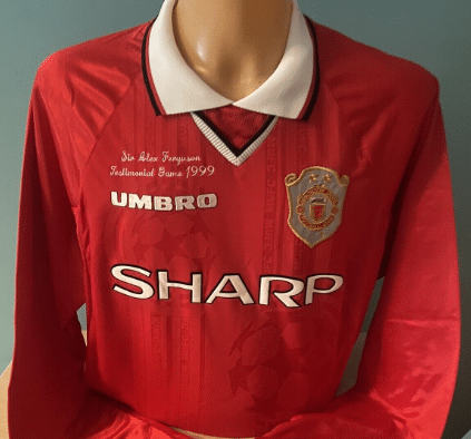 Manchester United 1999 Testimonial Kit Sells For £ 5,500