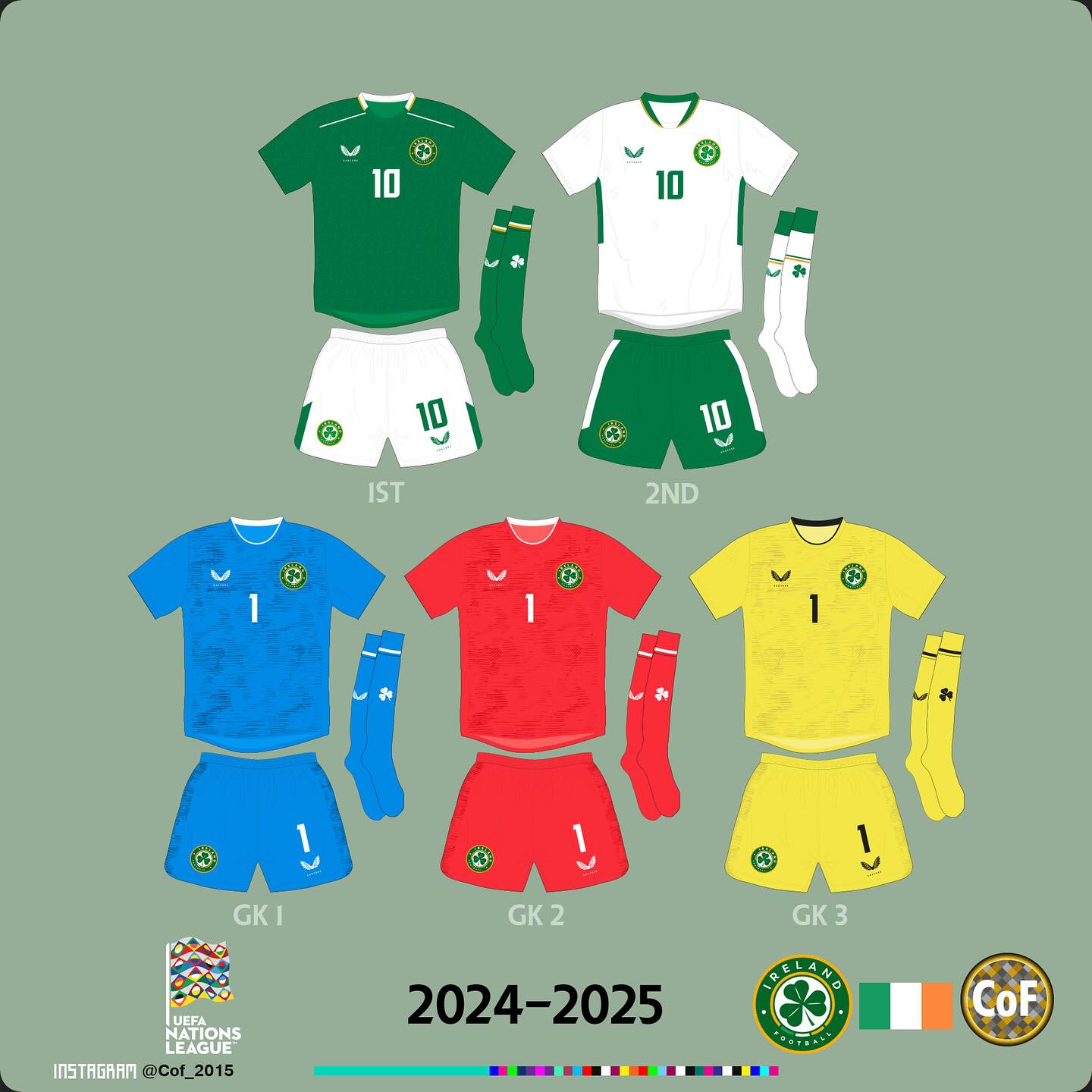 Ireland 2024 Castore Away Jersey Leaked