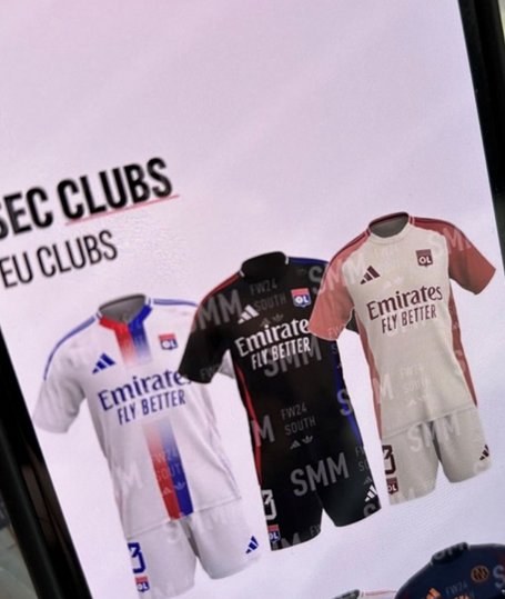 Lyon 2024/25 Adidas Home, Away & Third Kits Leaked