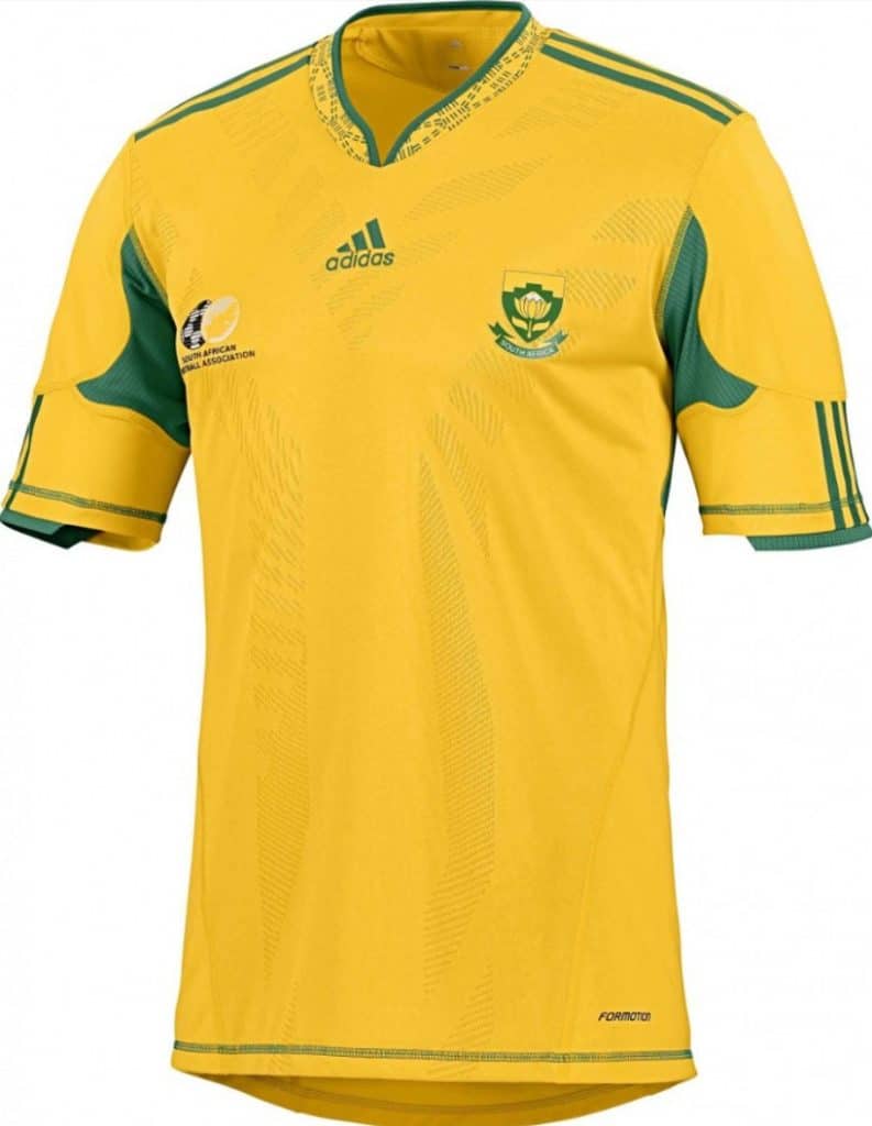 The Top Five Jerseys of the 2010 FIFA World Cup