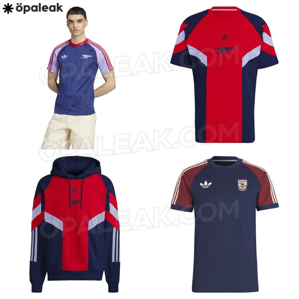 Arsenal 2024 Retro Adidas Training Collection.