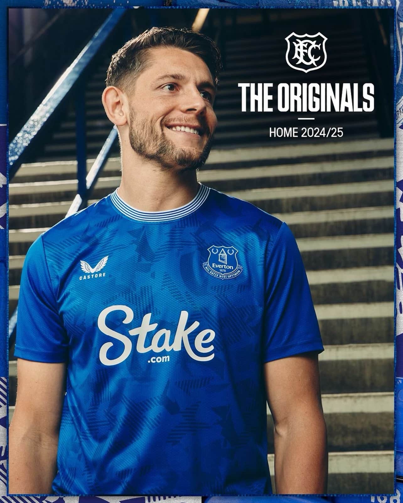 Everton Drop 2024/25 Castore Home Kit.