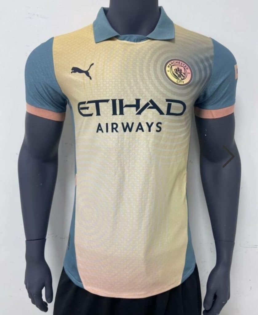 Manchester City 2024/25 Oasis Fourth Kit.