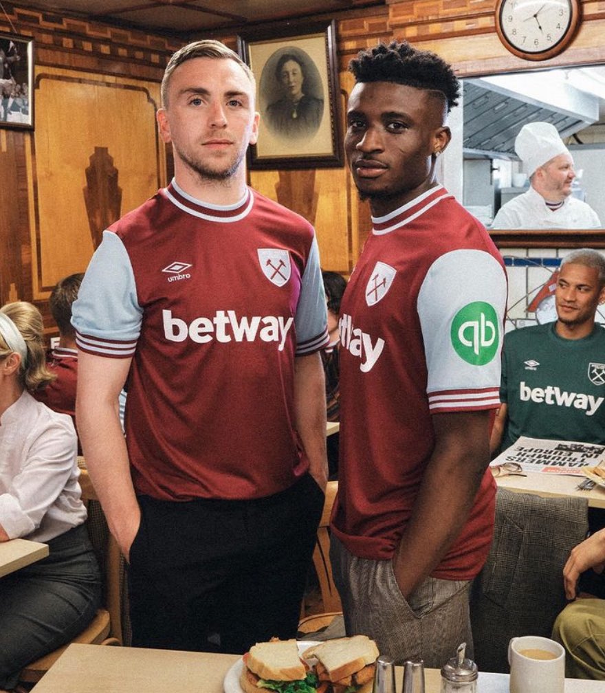 West Ham United 2024/25 Umbro Home Kit Released.