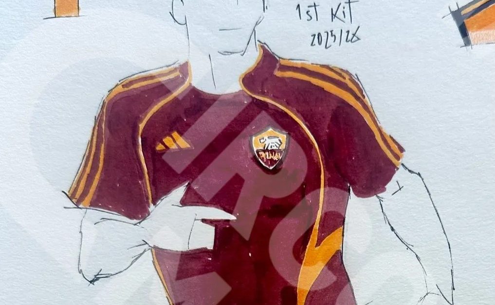 AS Roma 2025/26 Adidas Home Kit LEAKED