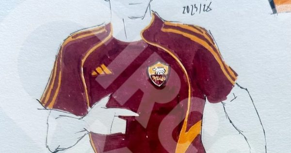 AS Roma 2025/26 Adidas Home Kit LEAKED