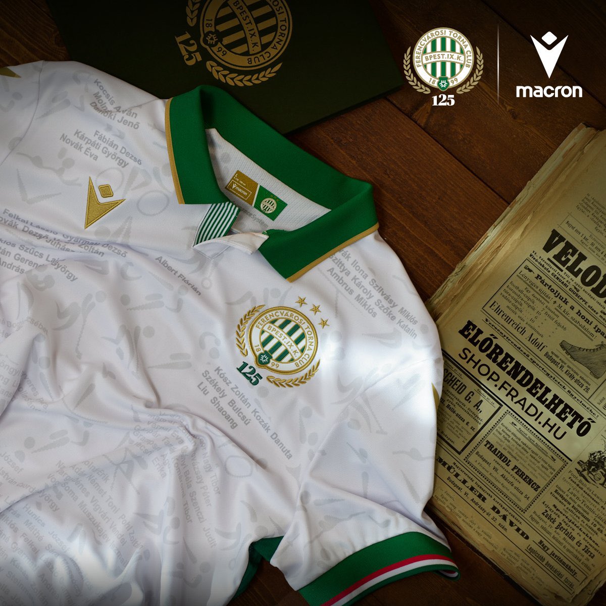 Ferencvaros Launch 125 Year Anniversary Kit