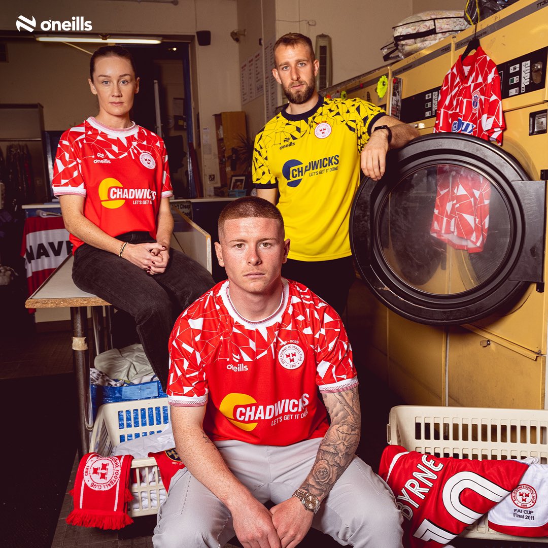 Shelbourne Launch 2025 90’s Inspired Home & Away Kits