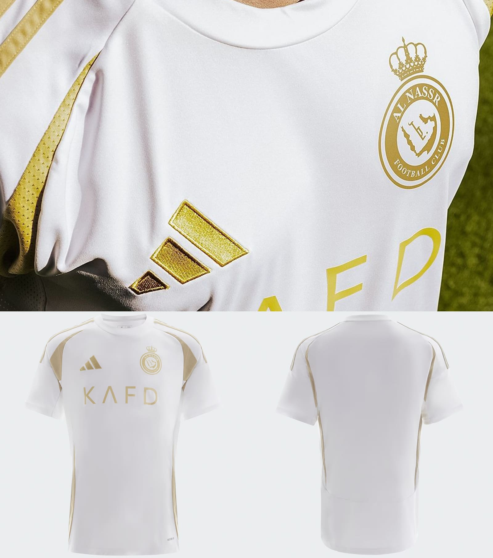 Al Nassr Release 2024/25 Adidas White Third Kit