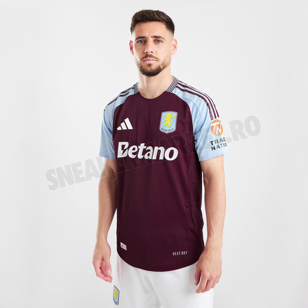 Aston Villa 2024/25 Adidas Home Kit Leaked.