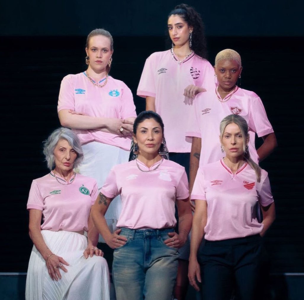 Umbro & Brazil Serie A Launch Breast Cancer Awareness Kits.