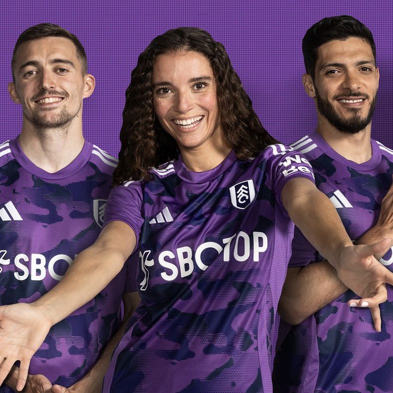 Fulham Drop Purple Camo 24/25 Third Kit.