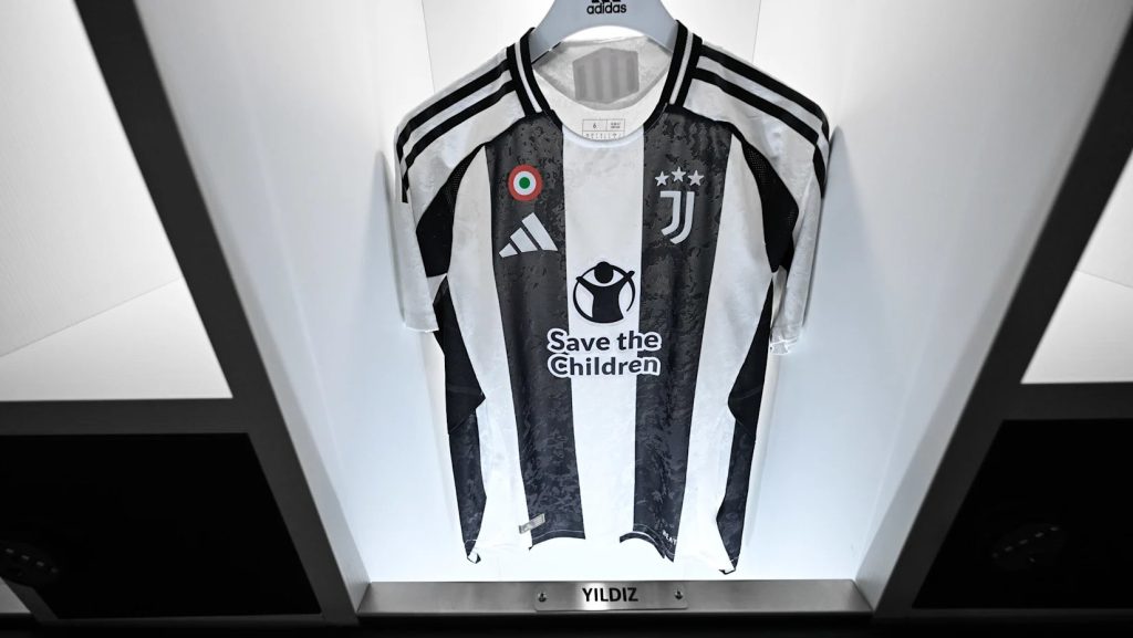 Juventus have debuted their brand new 2024/25 home kit and will temporarily use charity Save the Children as their front of shirt sponsor.