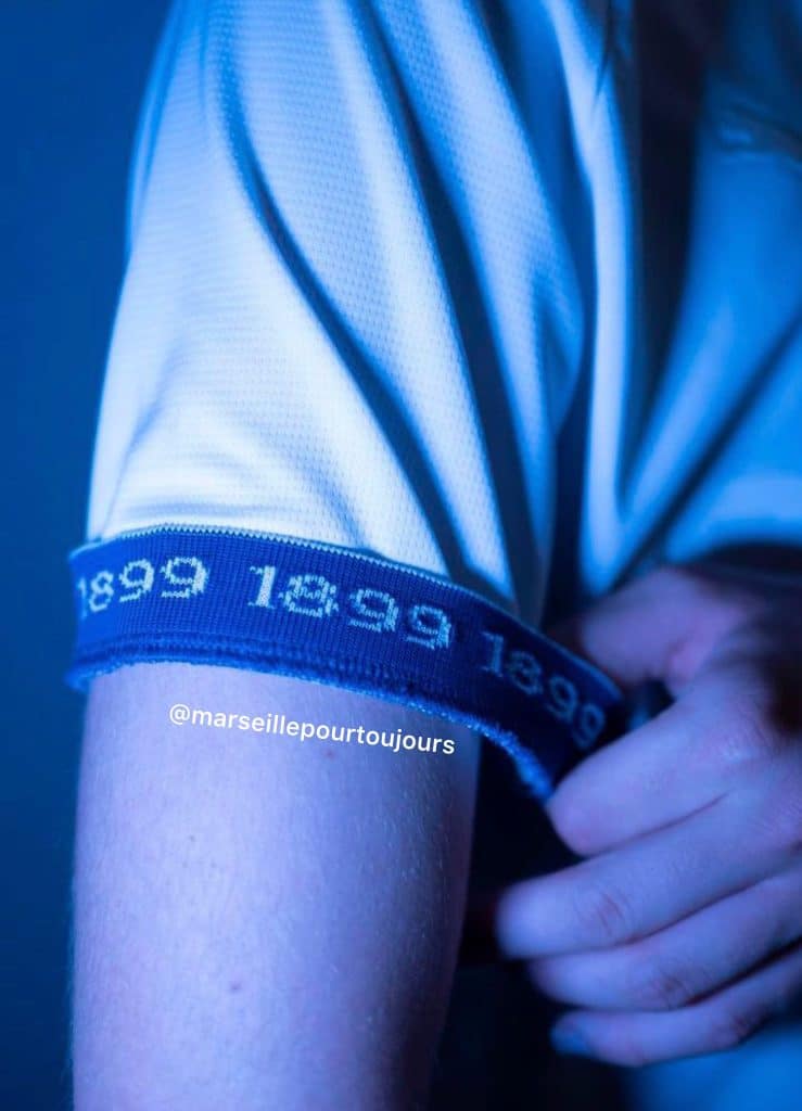 Olympique Marseille 2024/25 125th Anniversary Kit Sleeves.