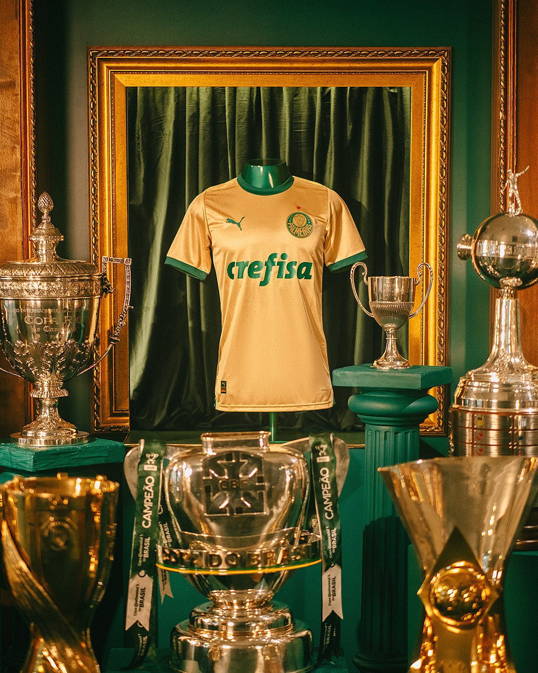 Palmeiras Launch 2024 Gold Anniversary Third Kit.