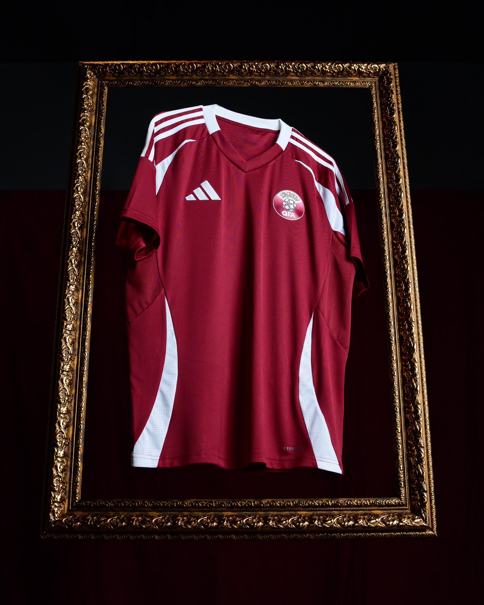 Qatar Launch 2024/25 Adidas Home Kit.