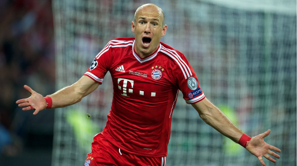 Arjen Robben: Shirt History