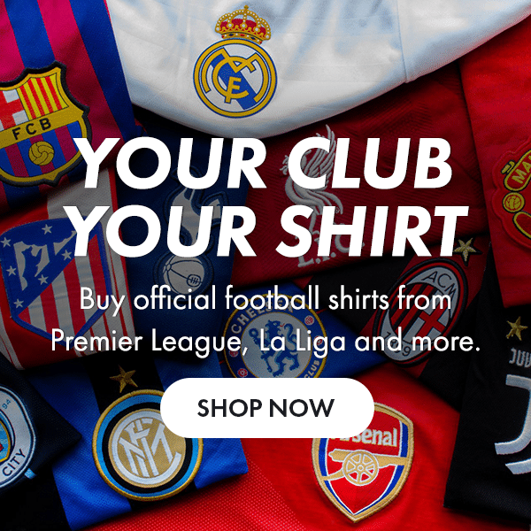 Buy official football shirts from Premier League, La Liga and more.